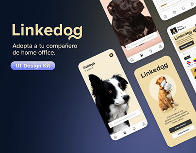 Linkedog Rebranding App - UI Design
