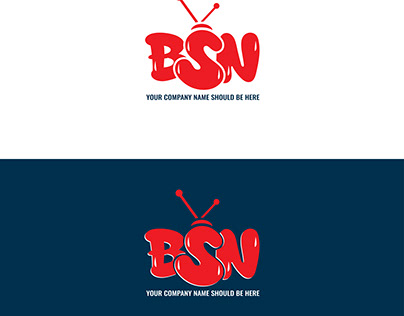 BSN Funny Letter Logo Design| Free Source file download
