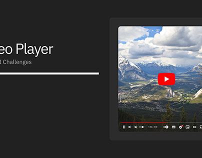 Daily UI 057/100 - Video Player
