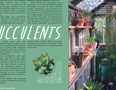 Green Philly Magazine, Two-Page Spread