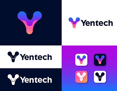Modern Y Letter | Tech | Technology - logo Design