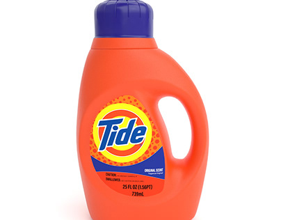 Tide liquid detergent