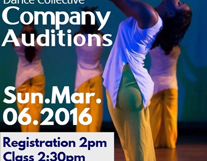 ArabesK Company Auditions Flyers