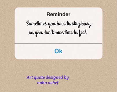 Designed quote by noha ashrf