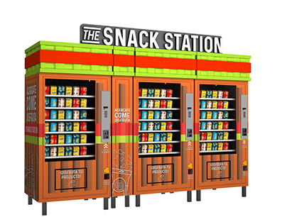 Snacks Machine Container Design Concept