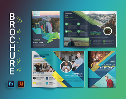 Business Bifold Brochure Design