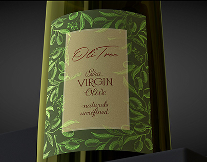 Olive Oil Label - OliTree