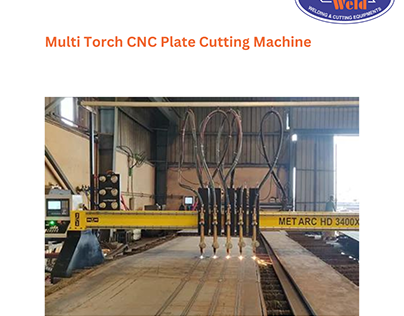 Multi Torch CNC Plate Cutting Machine
