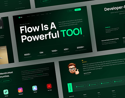 Flow - Landing page Redesign