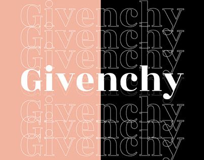 Концепт первого экрана Givenchy