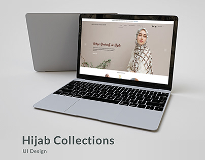 Hijab Collections website UI