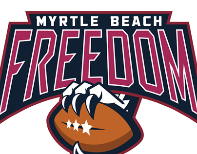 Logo Design: The Myrtle Beach "FREEDOM" Football Team