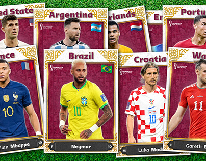 Custom 2022 FIFA World Cup cards