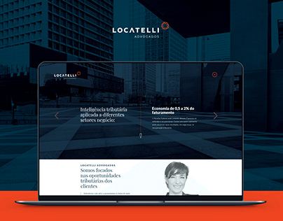 Website da Locatelli Advogados