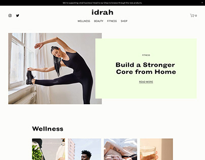 Idrah - Website Template - Squarespace
