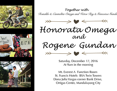 Omega & Gundan Weeding Invitation