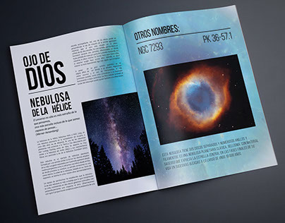 Diseño Editorial Articulo de Revista "Ojo de Dios"