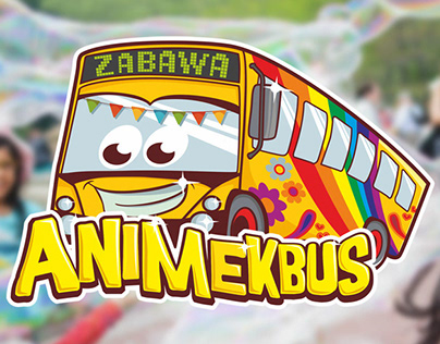 Logo for AnimekBus. Branding Identity Design