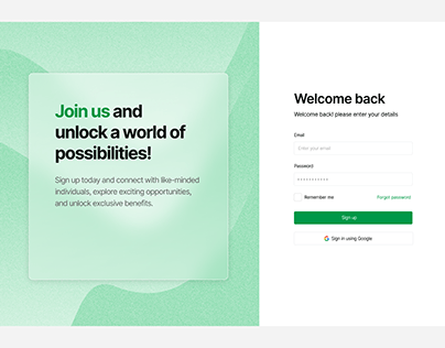 Daily UI Challenge Day 1 - Sign Up Page