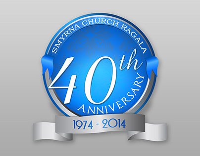 40th Anniversary Emblem Design for Smyrna Church Ragala
