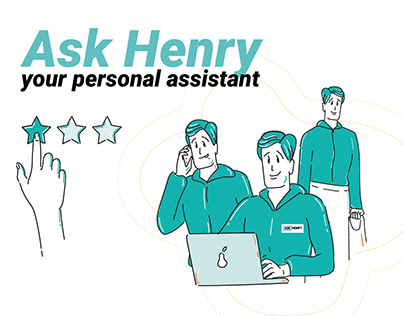 Ask Henry illustrations design