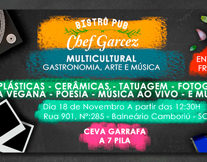 Evento Multicultural Chef Garcez