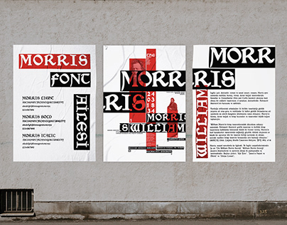 Morris Font Tanıtımı |Tipografik Afiş