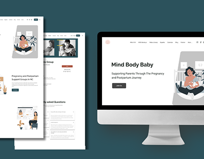 MIND BODY BABY - Website Redesign