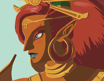 Urbosa from the legend of zelda Breath of the Wild