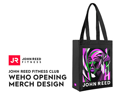 John Reed Fitness WEHO Opening Merch Design