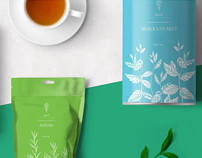 SAIF Tea Packaging Design