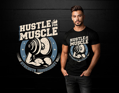Project thumbnail - Fitness | Typographic & Motivational T-shirt Design.