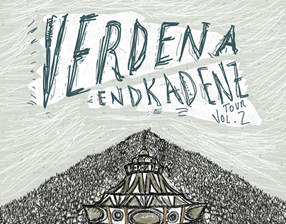 Poster Endkadenz Tour Vol.2 - Verdena