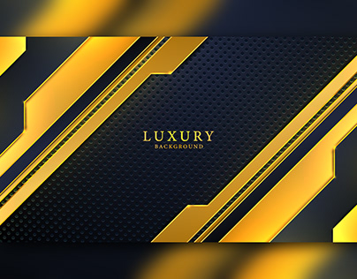 Black and Yellow Abstruct Luxury Background Design