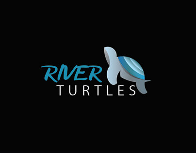 River Turtles Logo Design