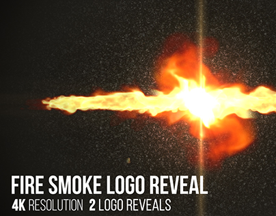 Fire Smoke Logo Reveal, After Effects Templates