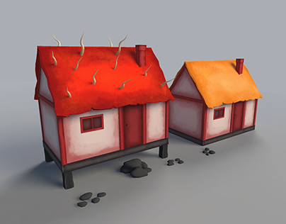 Cartoon Houses | Unity 3D