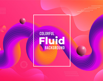 Colorful Fluid Background Design