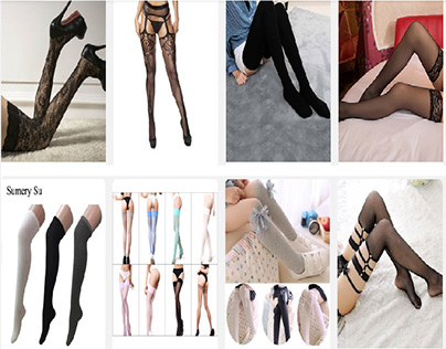 women thigh high stockings in Pakistan