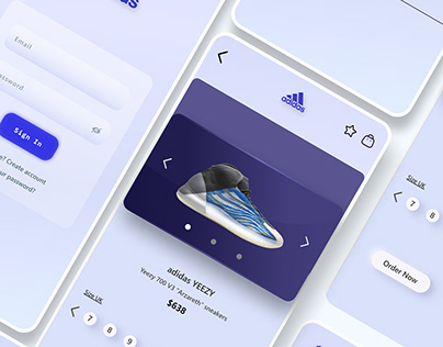 Adidas Concept Design Mobile App