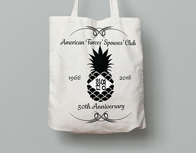 American Forces' Spouses' Club Anniversary Tote Bag