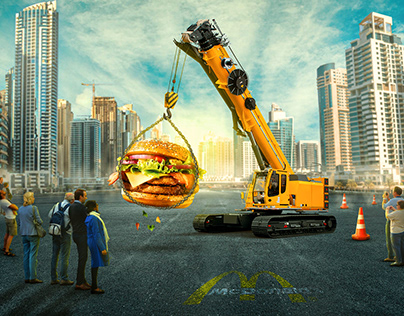 McDonald’s Burger Photo Manipulation