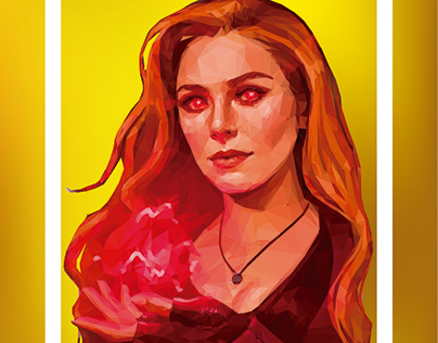 Wanda Maximoff - Low Poly