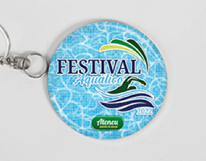 Desenvolvimento de logo - Festival Aquático Ateneu