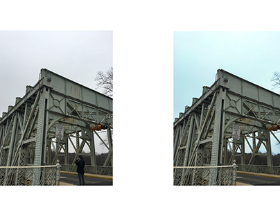East Falls Bridge Photoshop 1