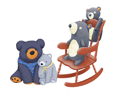 My Bears: Digital illustrations