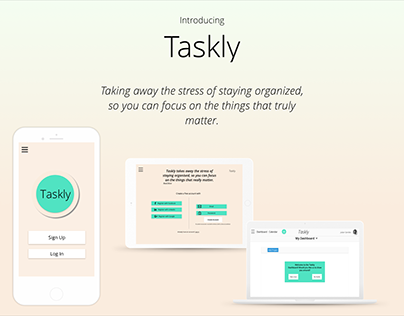 Taskly | iOS Task Management UX Design Process