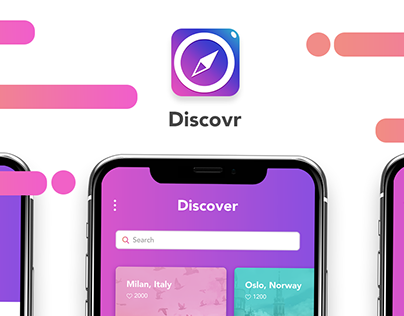 Discovr App UX/UI Design | iOS, Android