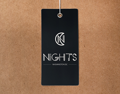 NIGHTS brand | Drop project : typography