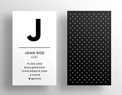 The Initial - Business Card Template